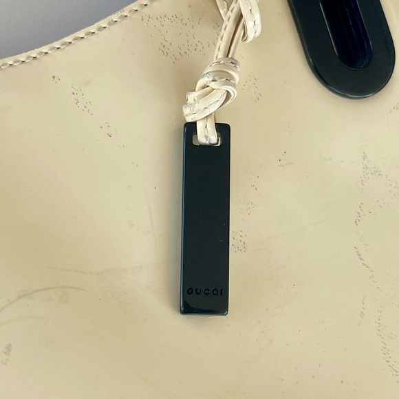 Vtg Gucci Patent Leather Shoulder Bag *see pics and read description - Picture 8 of 14